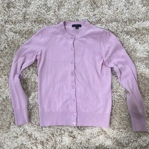 J. Crew Button-up Cardigan, Lavender, size XS.